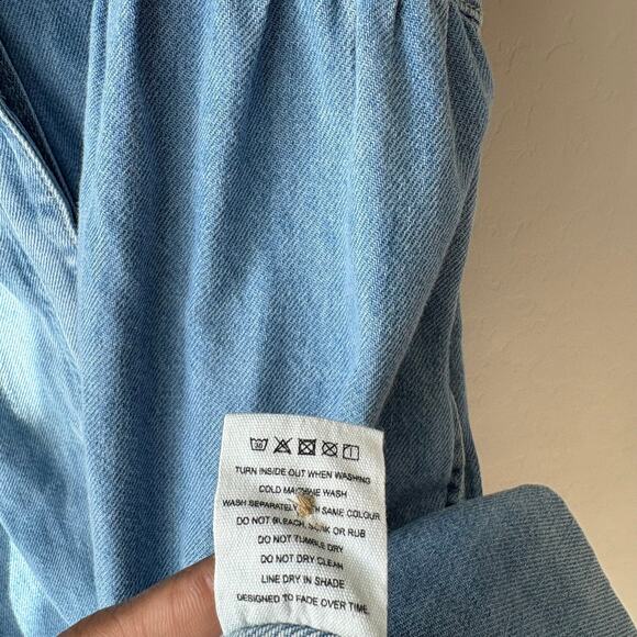 Denim Midi Dress - Picture 5 of 10